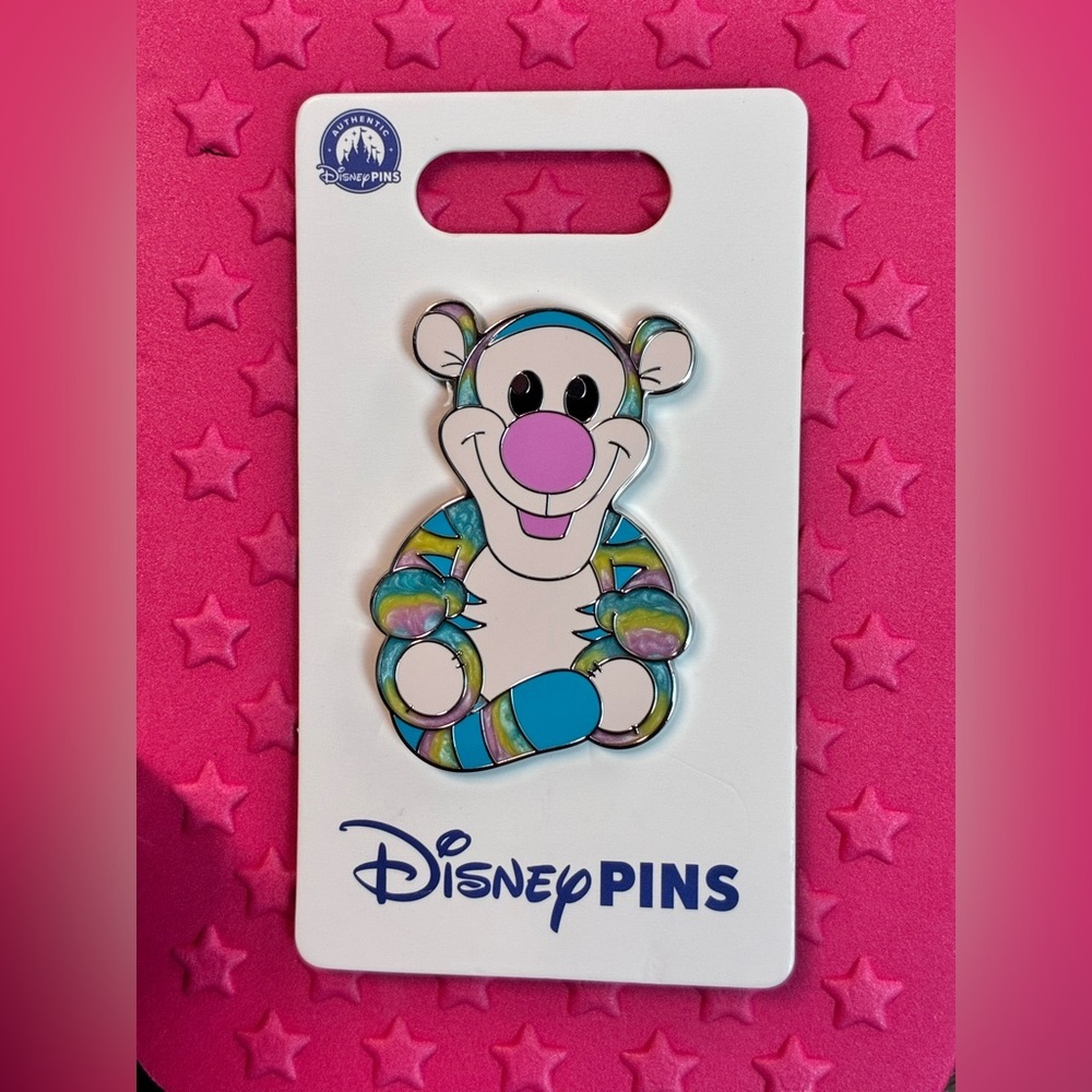 Disney Parks 2026 Tye Dye Tiger Pin